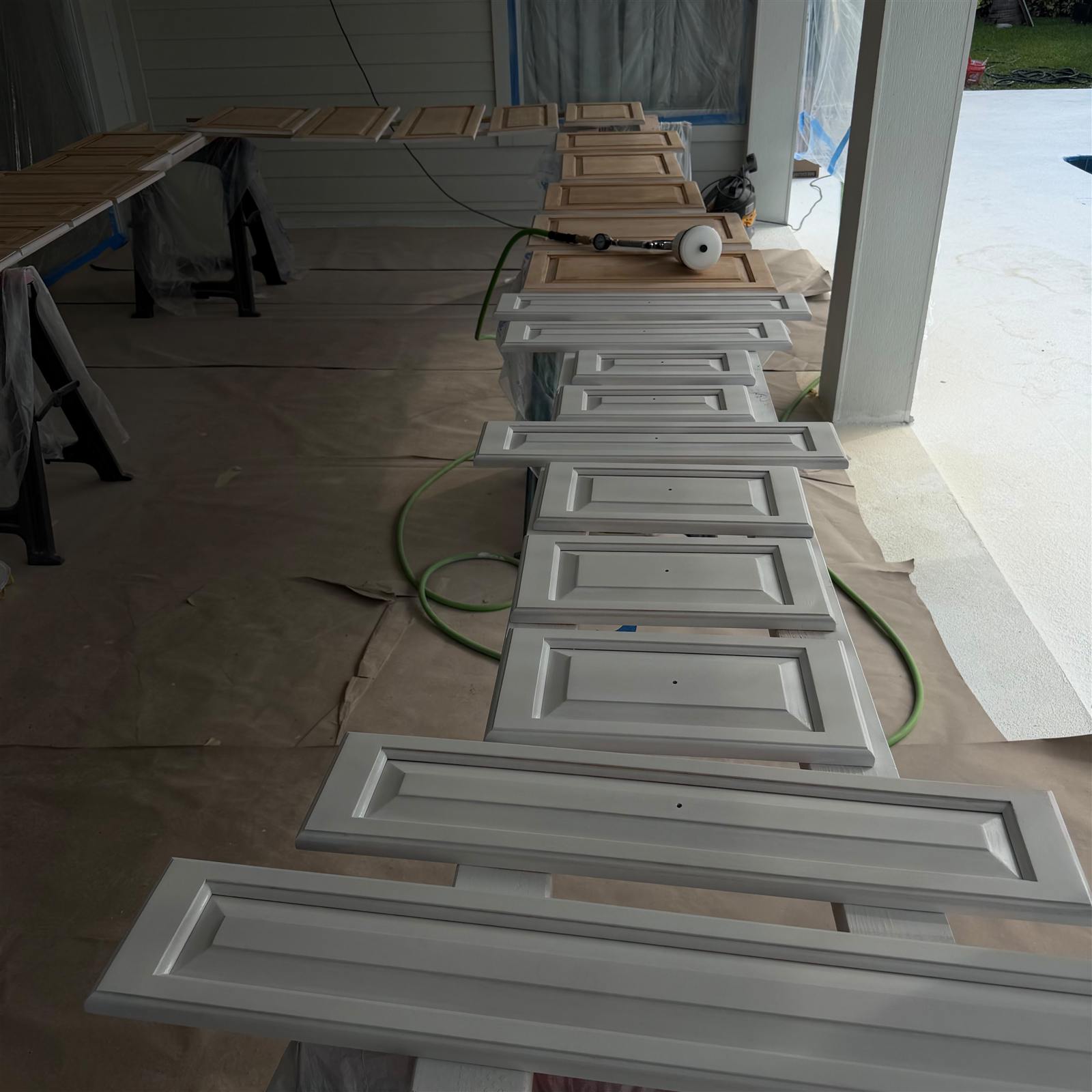 Sanding between coats